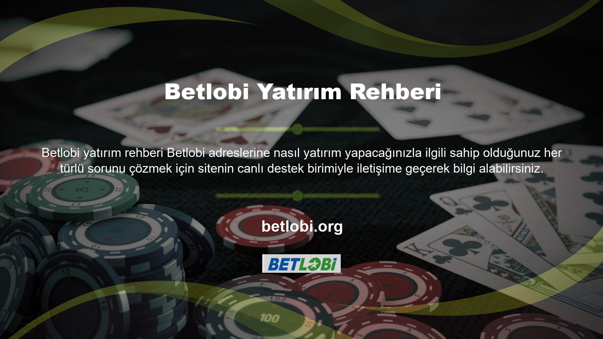 Gördüğünüz gibi, Betlobi popüler bir web sitesi haline geldi ve ardışık güncellemelerle birçok özellik kazandı